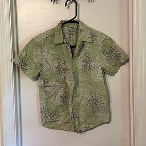 Youth Hawaiian Button Up